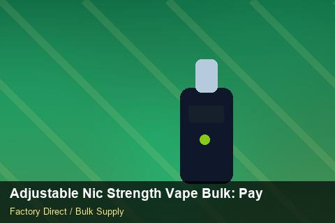 Adjustable Nic Strength Vape Bulk — Adjustable Nic Strength Vape Bulk: Payment Terms — Case Study photo 2