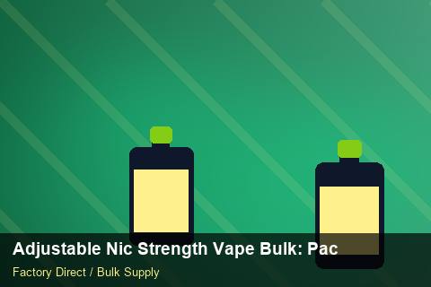 Adjustable Nic Strength Vape Bulk — Adjustable Nic Strength Vape Bulk: Packaging Standards — Case Study photo 1