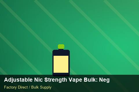 Adjustable Nic Strength Vape Bulk — Adjustable Nic Strength Vape Bulk: Negotiation Tips — Case Study photo 2