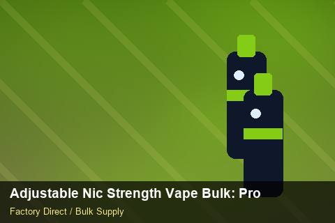 Adjustable Nic Strength Vape Bulk — Adjustable Nic Strength Vape Bulk: Production Capacity — Case Study photo 2