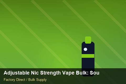 Adjustable Nic Strength Vape Bulk — Adjustable Nic Strength Vape Bulk: Sourcing Workflow — Case Study photo 1