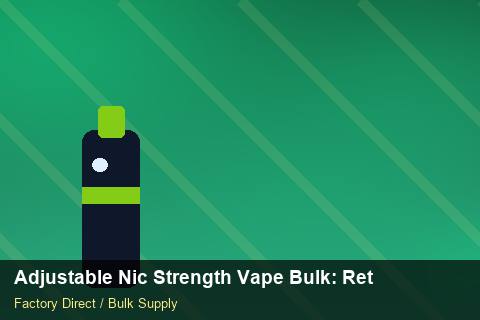 Adjustable Nic Strength Vape Bulk — Adjustable Nic Strength Vape Bulk: Returns & Warranty — Case Study photo 1