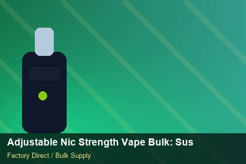 Adjustable Nic Strength Vape Bulk — Adjustable Nic Strength Vape Bulk: Sustainability — Case Study photo 2