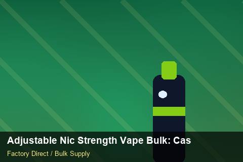 Adjustable Nic Strength Vape Bulk — Adjustable Nic Strength Vape Bulk: Case Studies — Case Study photo 1