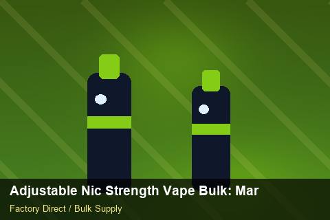 Adjustable Nic Strength Vape Bulk — Adjustable Nic Strength Vape Bulk: Market Comparison — Case Study photo 2