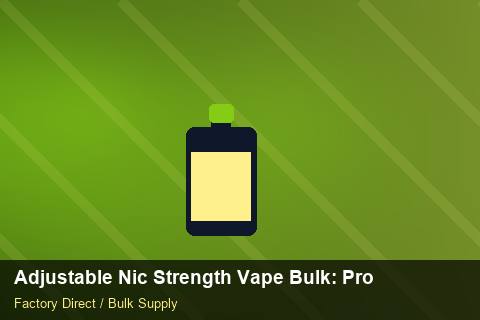 Adjustable Nic Strength Vape Bulk — Adjustable Nic Strength Vape Bulk: Procurement Checklist — Case Study photo 1