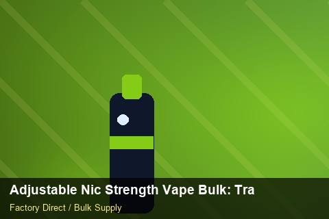 Adjustable Nic Strength Vape Bulk — Adjustable Nic Strength Vape Bulk: Trade Terms — Case Study photo 2