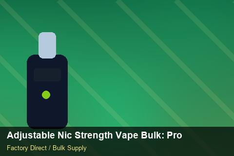 Adjustable Nic Strength Vape Bulk — Adjustable Nic Strength Vape Bulk: Product Launch Playbook — Case Study photo 1