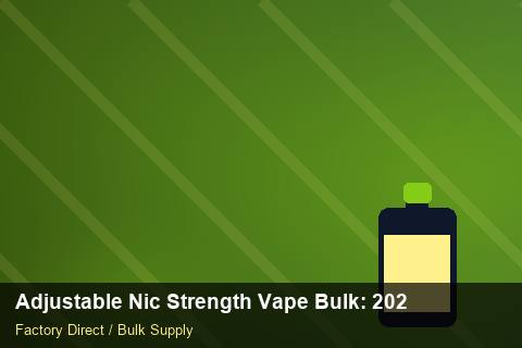 Adjustable Nic Strength Vape Bulk — Adjustable Nic Strength Vape Bulk: 2026 Buyer's Handbook — Supplier Comparison photo 1