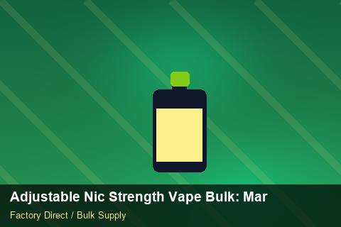 Adjustable Nic Strength Vape Bulk — Adjustable Nic Strength Vape Bulk: Market Trends 2026 — Supplier Comparison photo 1