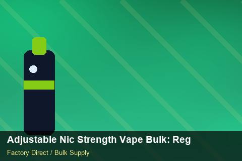 Adjustable Nic Strength Vape Bulk — Adjustable Nic Strength Vape Bulk: Regulatory Update — Supplier Comparison photo 2