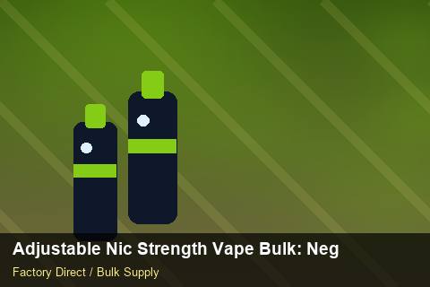 Adjustable Nic Strength Vape Bulk — Adjustable Nic Strength Vape Bulk: Negotiation Tips — Supplier Comparison photo 1