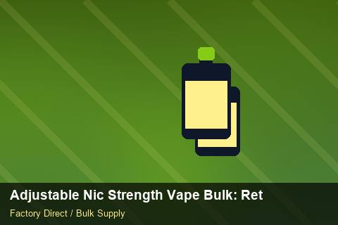 Adjustable Nic Strength Vape Bulk — Adjustable Nic Strength Vape Bulk: Returns & Warranty — Supplier Comparison photo 2