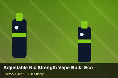 Adjustable Nic Strength Vape Bulk — Adjustable Nic Strength Vape Bulk: Eco-Friendly Materials — Supplier Comparison photo 2