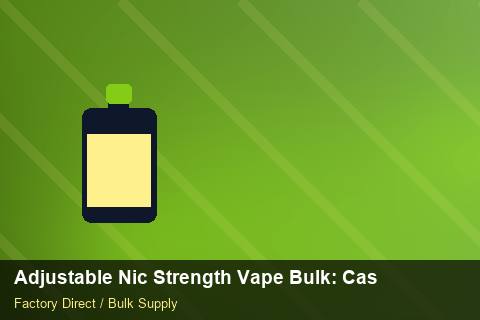 Adjustable Nic Strength Vape Bulk — Adjustable Nic Strength Vape Bulk: Case Studies — Supplier Comparison photo 2