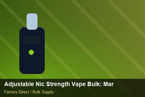 Adjustable Nic Strength Vape Bulk — Adjustable Nic Strength Vape Bulk: Margin Calculator — Supplier Comparison photo 2