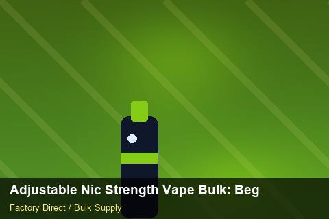 Adjustable Nic Strength Vape Bulk — Adjustable Nic Strength Vape Bulk: Beginner's Guide — Supplier Comparison photo 1