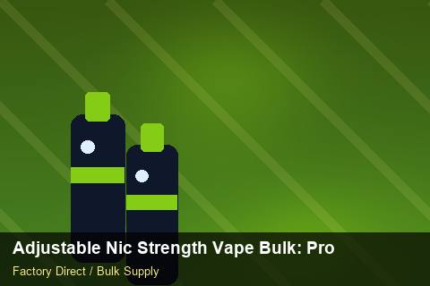 Adjustable Nic Strength Vape Bulk — Adjustable Nic Strength Vape Bulk: Product Launch Playbook — Supplier Comparison photo 2