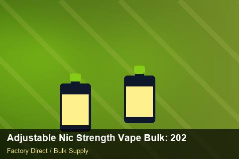 Adjustable Nic Strength Vape Bulk — Adjustable Nic Strength Vape Bulk: 2026 Buyer's Handbook — Price per Unit photo 1