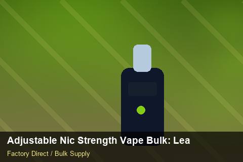 Adjustable Nic Strength Vape Bulk — Adjustable Nic Strength Vape Bulk: Lead Time & MOQ — Price per Unit photo 2