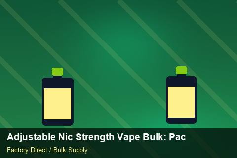 Adjustable Nic Strength Vape Bulk — Adjustable Nic Strength Vape Bulk: Packaging Standards — Price per Unit photo 1