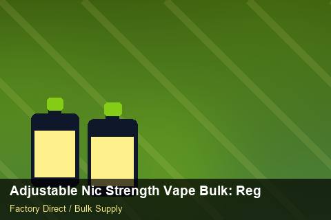 Adjustable Nic Strength Vape Bulk — Adjustable Nic Strength Vape Bulk: Regulatory Update — Price per Unit photo 1