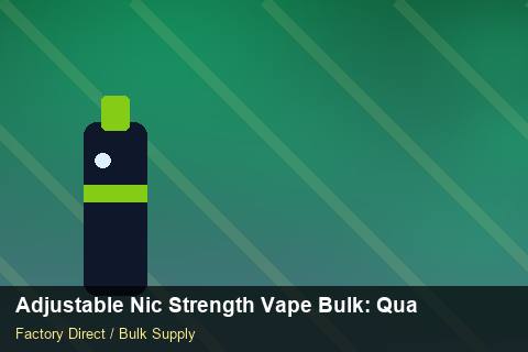 Adjustable Nic Strength Vape Bulk — Adjustable Nic Strength Vape Bulk: Quality Control Process — Price per Unit photo 1