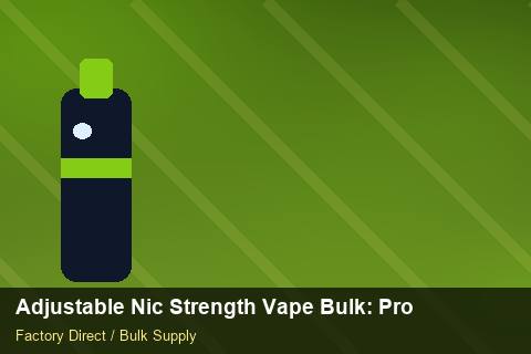Adjustable Nic Strength Vape Bulk — Adjustable Nic Strength Vape Bulk: Production Capacity — Price per Unit photo 2