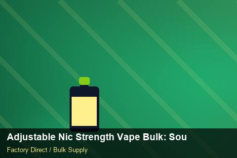 Adjustable Nic Strength Vape Bulk — Adjustable Nic Strength Vape Bulk: Sourcing Workflow — Price per Unit photo 2