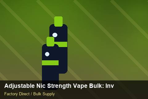 Adjustable Nic Strength Vape Bulk — Adjustable Nic Strength Vape Bulk: Inventory Management — Price per Unit photo 1