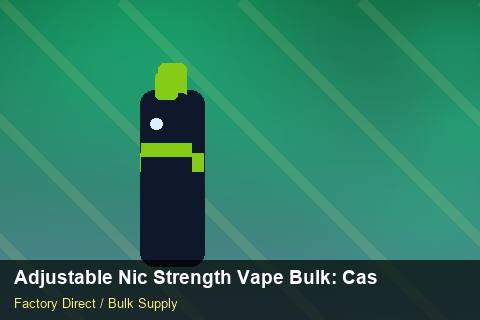 Adjustable Nic Strength Vape Bulk — Adjustable Nic Strength Vape Bulk: Case Studies — Price per Unit photo 1
