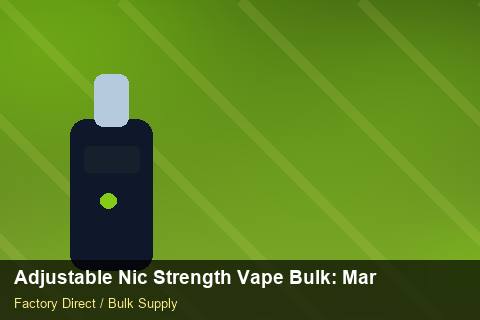 Adjustable Nic Strength Vape Bulk — Adjustable Nic Strength Vape Bulk: Margin Calculator — Price per Unit photo 2