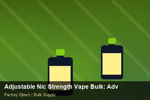 Adjustable Nic Strength Vape Bulk — Adjustable Nic Strength Vape Bulk: Advanced Sourcing — Price per Unit photo 2