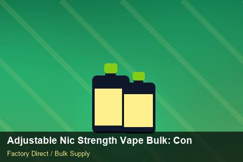 Adjustable Nic Strength Vape Bulk — Adjustable Nic Strength Vape Bulk: Contract Essentials — Price per Unit photo 2