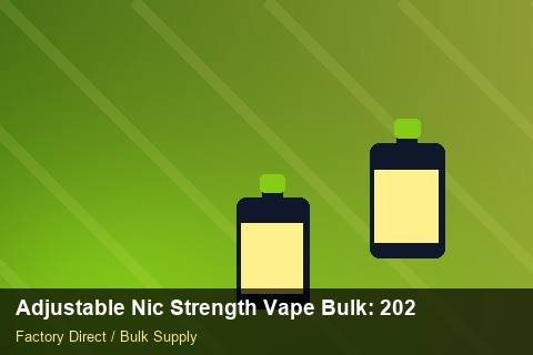 Adjustable Nic Strength Vape Bulk — Adjustable Nic Strength Vape Bulk: 2026 Buyer's Handbook — Carton Quantities photo 1