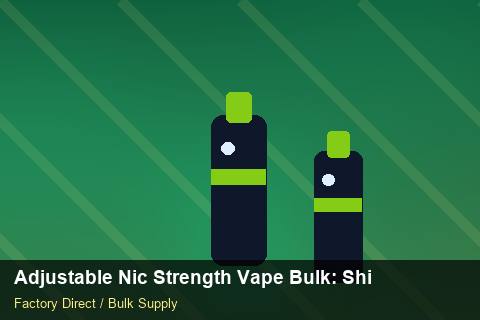 Adjustable Nic Strength Vape Bulk — Adjustable Nic Strength Vape Bulk: Shipping & Logistics — Carton Quantities photo 1