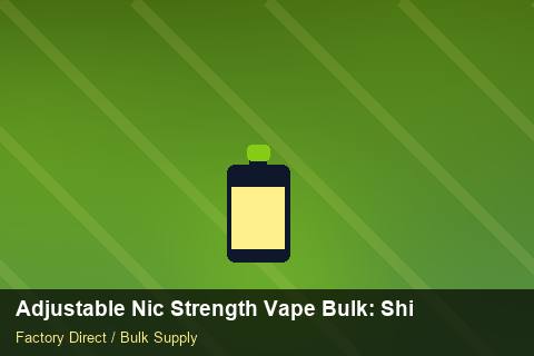 Adjustable Nic Strength Vape Bulk — Adjustable Nic Strength Vape Bulk: Shipping & Logistics — Carton Quantities photo 2
