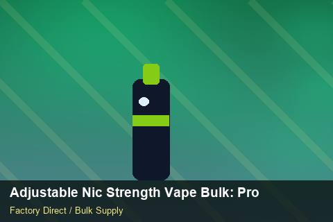 Adjustable Nic Strength Vape Bulk — Adjustable Nic Strength Vape Bulk: Procurement Strategy — Carton Quantities photo 2