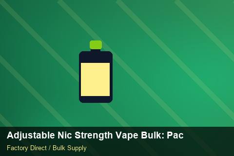 Adjustable Nic Strength Vape Bulk — Adjustable Nic Strength Vape Bulk: Packaging Standards — Carton Quantities photo 1