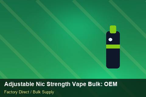 Adjustable Nic Strength Vape Bulk — Adjustable Nic Strength Vape Bulk: OEM & ODM Service — Carton Quantities photo 2