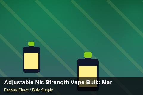Adjustable Nic Strength Vape Bulk — Adjustable Nic Strength Vape Bulk: Market Trends 2026 — Carton Quantities photo 1