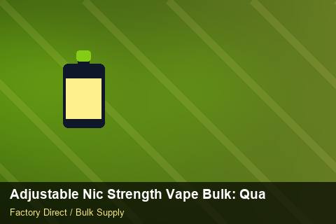 Adjustable Nic Strength Vape Bulk — Adjustable Nic Strength Vape Bulk: Quality Control Process — Carton Quantities photo 2