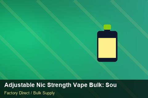 Adjustable Nic Strength Vape Bulk — Adjustable Nic Strength Vape Bulk: Sourcing Workflow — Carton Quantities photo 2