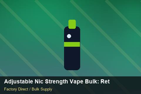 Adjustable Nic Strength Vape Bulk — Adjustable Nic Strength Vape Bulk: Returns & Warranty — Carton Quantities photo 1