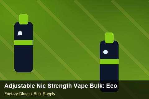 Adjustable Nic Strength Vape Bulk — Adjustable Nic Strength Vape Bulk: Eco-Friendly Materials — Carton Quantities photo 2
