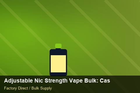 Adjustable Nic Strength Vape Bulk — Adjustable Nic Strength Vape Bulk: Case Studies — Carton Quantities photo 2