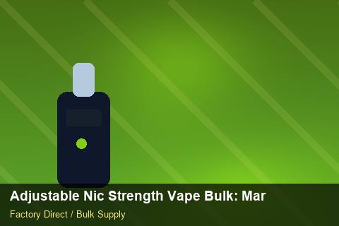 Adjustable Nic Strength Vape Bulk — Adjustable Nic Strength Vape Bulk: Margin Calculator — Carton Quantities photo 2