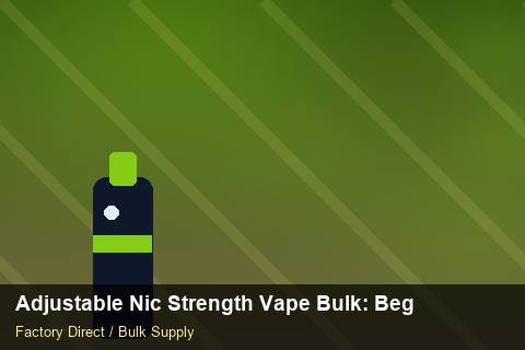 Adjustable Nic Strength Vape Bulk — Adjustable Nic Strength Vape Bulk: Beginner's Guide — Carton Quantities photo 1