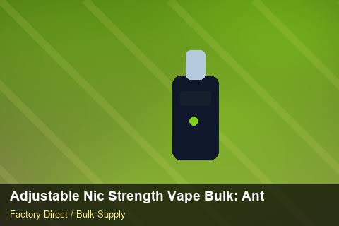 Adjustable Nic Strength Vape Bulk — Adjustable Nic Strength Vape Bulk: Anti-Counterfeit Measures — Carton Quantities photo 1
