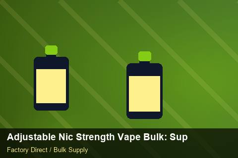 Adjustable Nic Strength Vape Bulk — Adjustable Nic Strength Vape Bulk: Supplier Vetting — Carton Quantities photo 2